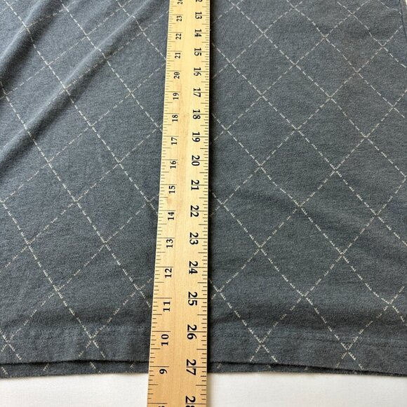 Basic Equipment Polo Shirt Mens Medium Diamond Pattern Short Sleeve Casual Golf - Picture 8 of 10